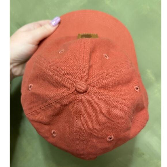 Carhartt Canvas Cap Work Wear Outdoors Patch Baseball Cap In Salmon Pink OS - Picture 4 of 7